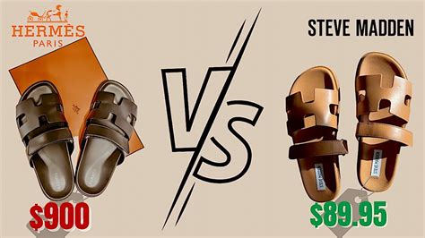 hermes h sandals dupe|hermes sandals vs steve madden.